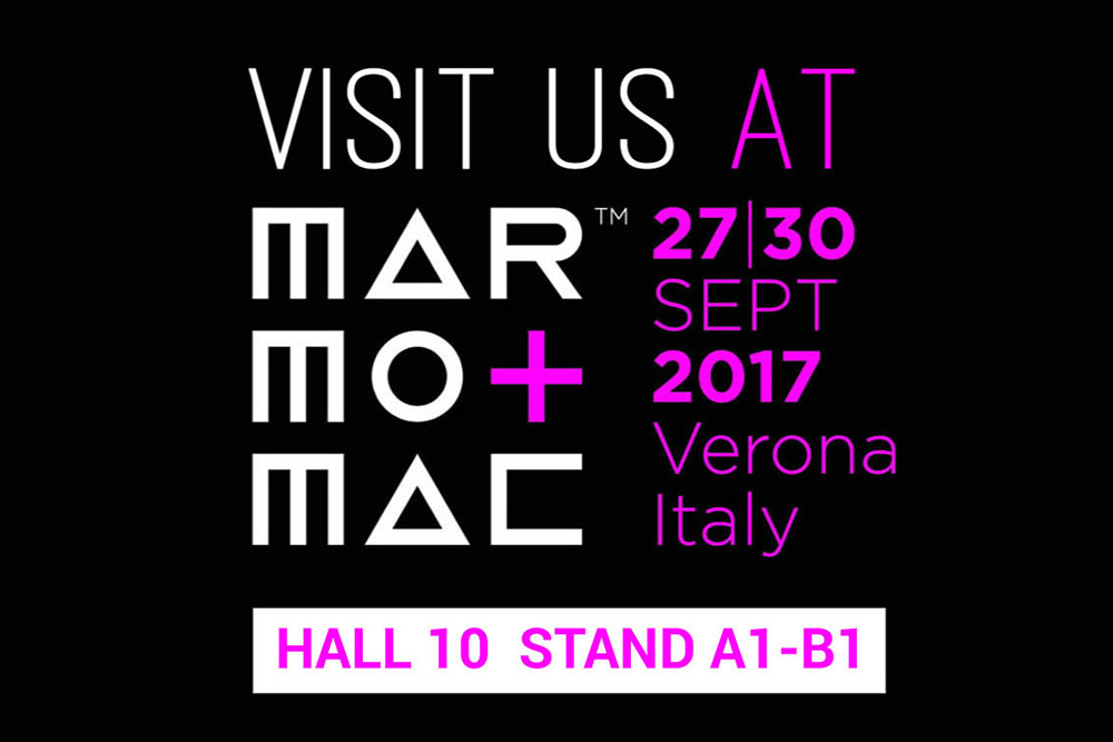 Marmomac 2017 - HALL 10  STAND A1-B1